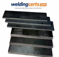 Practice Weld Plate Coupons 3/8" Thick (3X The Practice)