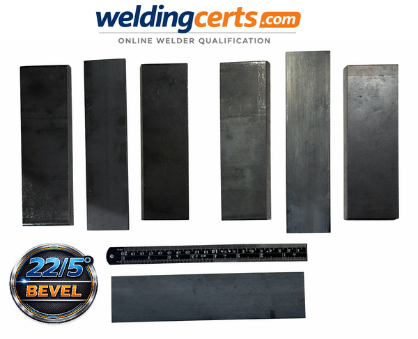 Practice Weld Plate Coupons 3/8" Thick (3X The Practice)
