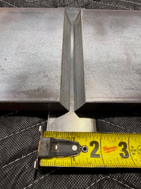 1" Weld Qualification Test Plate for AWS D1.1 Unlimited Thickness with 1/4"x2" Backing Strip